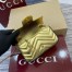 Gucci GG Marmont Super Mini Bag in Gold Metallic Leather