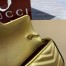 Gucci GG Marmont Super Mini Bag in Gold Metallic Leather