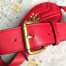 Gucci GG Marmont Belt Bag In Red Matelasse Leather