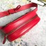 Gucci GG Marmont Belt Bag In Red Matelasse Leather