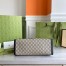 Gucci Padlock Medium Shoulder Bag in GG Canvas with Black Leather