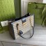 Gucci Padlock Medium Shoulder Bag in GG Canvas with Black Leather
