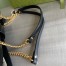Gucci Padlock Medium Shoulder Bag in GG Canvas with Black Leather