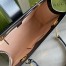 Gucci Padlock Medium Shoulder Bag in GG Canvas with Black Leather