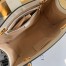 Gucci Padlock Medium Shoulder Bag in GG Canvas with White Leather