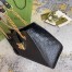 Gucci Padlock Medium Shoulder Bag in Black Signature Leather