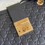 Gucci Padlock Medium Shoulder Bag in Black Signature Leather