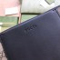 Gucci Portfolio Pouch in Beige GG Supreme Canvas with Leather