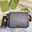 Gucci Diaper Bag In Black GG Supreme Canvas