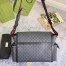 Gucci Diaper Bag In Black GG Supreme Canvas