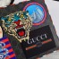 Gucci Night Courrier Portfolio Pouch in Black GG Supreme Canvas