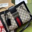 Gucci Padlock Small GG Shoulder Bag In Blue GG Canvas