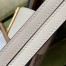 Gucci Padlock Small Shoulder Bag in GG Canvas with White Calfskin