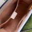 Gucci Padlock Small Shoulder Bag in GG Canvas with White Calfskin