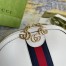 Gucci Ophidia Small Shoulder Bag in White Calfskin