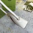 Gucci Ophidia Small Shoulder Bag in White Calfskin