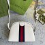 Gucci Ophidia Small Shoulder Bag in White Calfskin