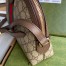 Gucci Ophidia GG Small Shoulder Bag in Canvas with Brown Leather