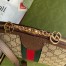Gucci Ophidia GG Small Shoulder Bag in Canvas with Brown Leather