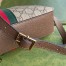 Gucci Ophidia GG Small Shoulder Bag in Canvas with Brown Leather
