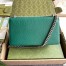 Gucci Dionysus Small rectangular Bag in Green Leather