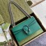 Gucci Dionysus Small rectangular Bag in Green Leather