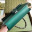 Gucci Dionysus Small rectangular Bag in Green Leather