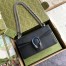 Gucci Dionysus Small rectangular Bag in Black Leather