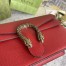 Gucci Dionysus Small rectangular Bag in Red Leather