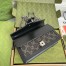 Gucci Dionysus Small rectangular Bag in Black GG Denim