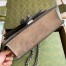Gucci Dionysus Small Rectangular Bag in GG Canvas with Taupe Suede