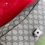 Gucci Dionysus Small Rectangular Bag in GG Canvas with Red Suede