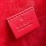 Gucci Dionysus Small Rectangular Bag in GG Canvas with Red Suede