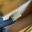 Gucci Dionysus Small Rectangular Bag in Gold Metallic Leather