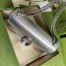 Gucci Dionysus Small Rectangular Bag in Silver Metallic Leather