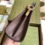 Gucci Ophidia GG Small Chain Bag in GG Canvas with Brown Leather