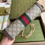Gucci Ophidia GG Small Chain Bag in GG Canvas with Brown Leather