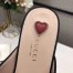 Gucci Women's Princetown Slippers in Black Leather with Bees and Stars