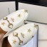 Gucci Women's Jordaan Loafers in White Leather with Bees and Stars