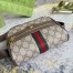 Gucci Ophidia Small Belt Bag in Beige GG Supreme Canvas