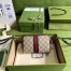 Gucci Ophidia Mini Camera Bag in Canvas with Brown Leather Trim