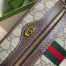 Gucci Ophidia Mini Camera Bag in Canvas with Brown Leather Trim