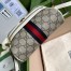 Gucci Ophidia Mini Camera Bag in Canvas with White Leather Trim