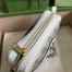 Gucci Ophidia Mini Camera Bag in Canvas with White Leather Trim