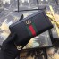 Gucci Ophidia Zip Around Wallet in Black Leather