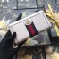 Gucci Ophidia Zip Around Wallet in White Leather