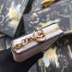 Gucci Ophidia Zip Around Wallet in White Leather