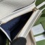 Gucci Ophidia Card Case Wallet in Beige Canvas with White Leather