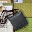 Gucci Small Messenger Bag in Black GG Supreme Canvas