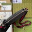 Gucci Small Messenger Bag in Black GG Supreme Canvas